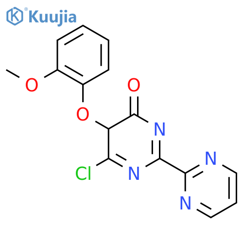 6-chloro-5-(2-methoxyphenoxy)-2,2'-bipyrimidin-4(5h)-one structure