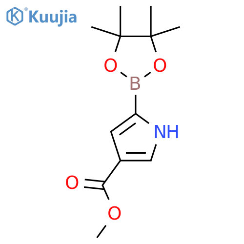 (4-(Methoxycarbonyl)-1h-Pyrrol-2-Yl)Boronic Acid Pinacol Ester structure