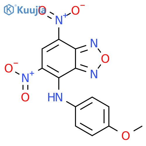 2,1,3-Benzoxadiazol-4-amine, N-(4-methoxyphenyl)-5,7-dinitro- structure