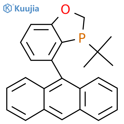 3-Tert-Butyl-4-(9-anthryl)-2,3-dihydro-1,3-benzooxaphosphole structure