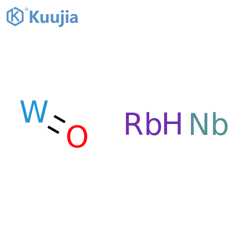 Niobium rubidium tungsten oxide structure