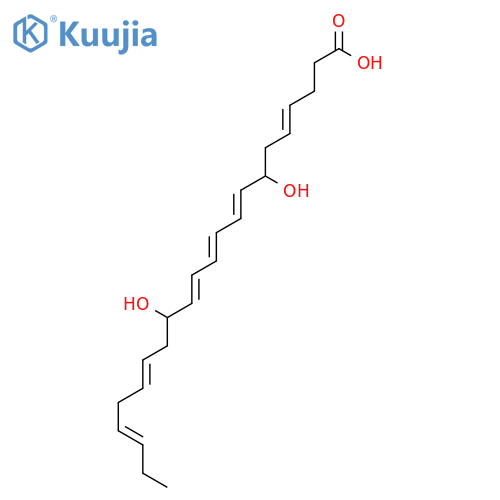 (7s,14r)-7,14-dihydroxydocosa-4,8,10,12,16,19-hexaenoic Acid structure