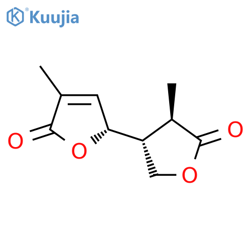 [2,3'-Bifuran]-5,5'(2H,2'H)-dione,3',4'-dihydro-4,4'-dimethyl-, (2R,3'R,4'R)-rel- structure