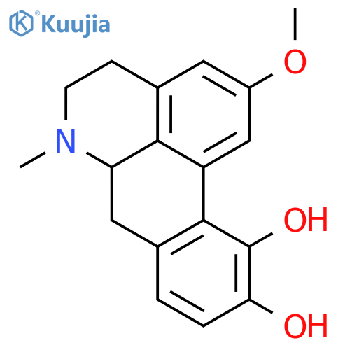 4H-Dibenzo[de,g]quinoline-10,11-diol,5,6,6a,7-tetrahydro-2-methoxy-6-methyl-, (6aR)- structure