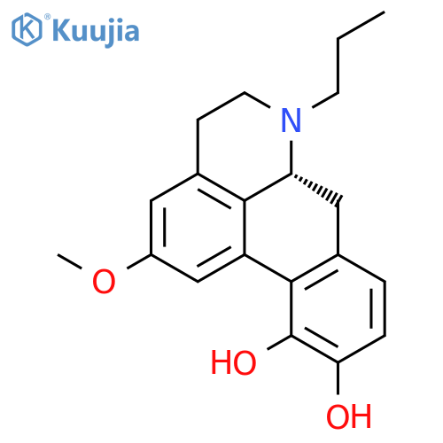 4H-Dibenzo[de,g]quinoline-10,11-diol,5,6,6a,7-tetrahydro-2-methoxy-6-propyl-, (6aR)- structure