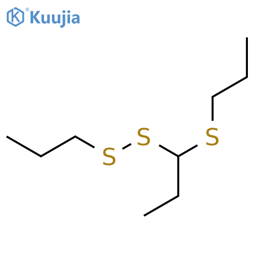 Disulfide, propyl 1-(propylthio)propyl structure