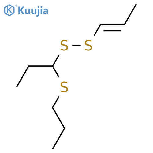 1-Propenyl 1-(propylthio)propyl disulfide structure