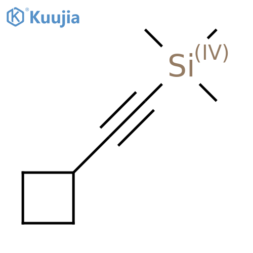(Cyclobutylethynyl)trimethylsilane structure