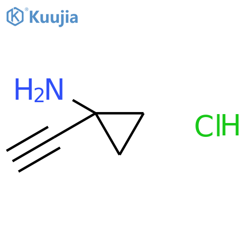1-ethynylcyclopropan-1-amine hydrochloride structure