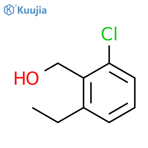 Benzenemethanol, 2-chloro-6-ethyl- structure