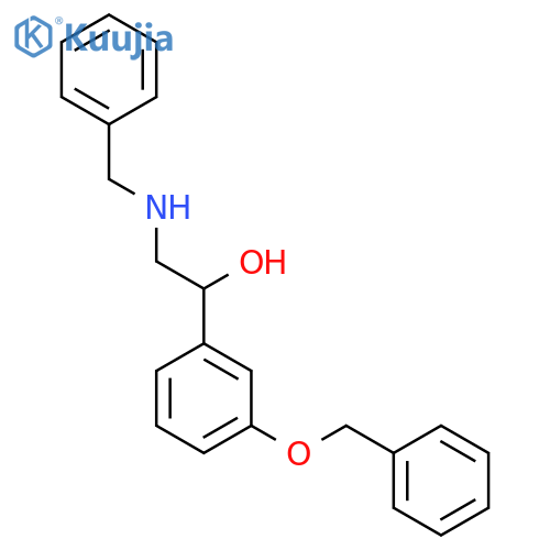 2-(benzylamino)-1-3-(benzyloxy)phenylethan-1-ol structure
