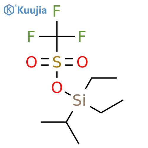 Diethylisopropylsilyl Trifluoromethanesulfonate structure