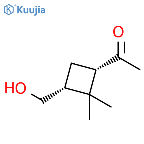 Ethanone,1-[(1S,3R)-3-(hydroxymethyl)-2,2-dimethylcyclobutyl]- structure