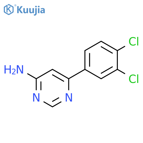 6-(3,4-dichlorophenyl)pyrimidin-4-amine structure