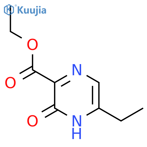 ethyl 5-ethyl-3-hydroxy-pyrazine-2-carboxylate structure