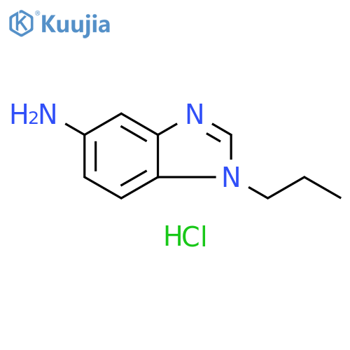 1-propyl-1H-benzimidazol-5-amine dihydrochloride structure