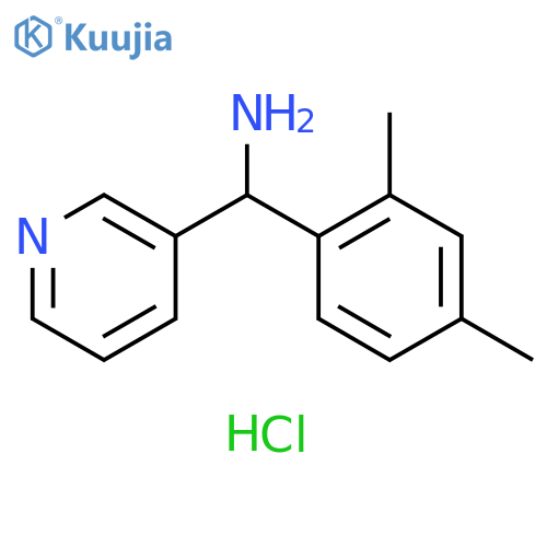[(2,4-dimethylphenyl)(3-pyridinyl)methyl]amine dihydrochloride structure