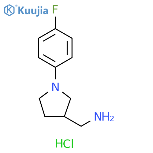 {1-(4-Fluorophenyl)-3-pyrrolidinylmethyl}amine Hydrochloride structure