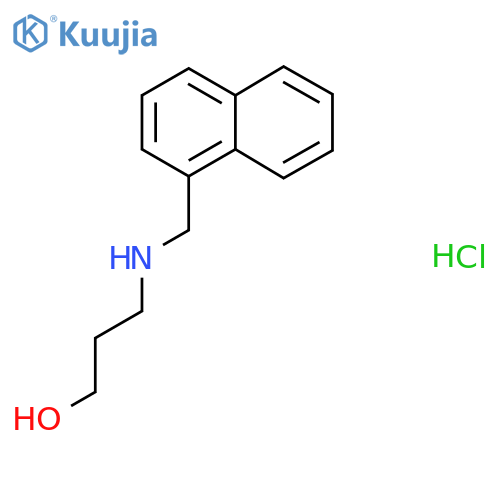 3-(1-Naphthylmethyl)amino-1-propanol Hydrochloride structure