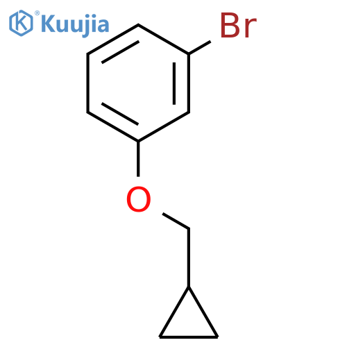 1-Bromo-3-(cyclopropylmethoxy)benzene structure