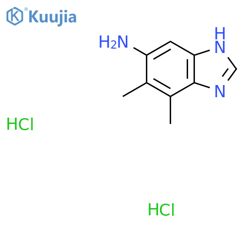 4,5-Dimethyl-1H-benzimidazol-6-amine dihydrochloride structure