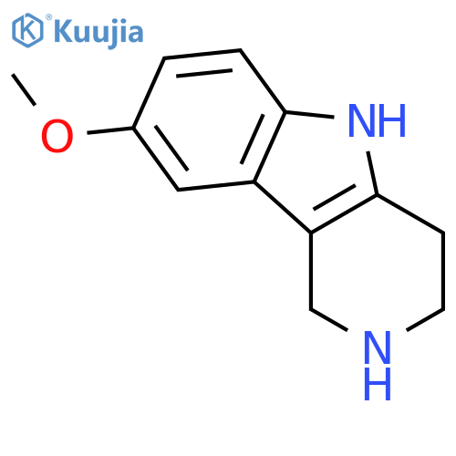 8-methoxy-2,3,4,5-tetrahydro-1H-pyrido4,3-bindole structure
