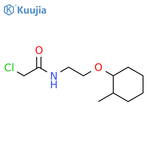 2-chloro-N-{2-(2-methylcyclohexyl)oxyethyl}acetamide structure
