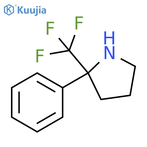 2-phenyl-2-(trifluoromethyl)pyrrolidine structure