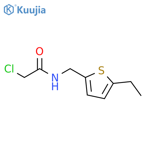 2-chloro-N-(5-ethylthiophen-2-yl)methylacetamide structure