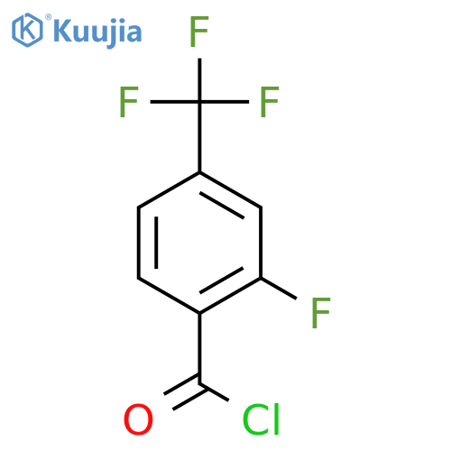2-fluoro-4-(trifluoromethyl)benzoyl chloride structure
