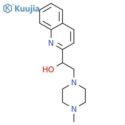 2-Quinolinemethanol, a-[(4-methyl-1-piperazinyl)methyl]- structure