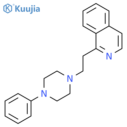Isoquinoline,1-[2-(4-phenyl-1-piperazinyl)ethyl]- structure