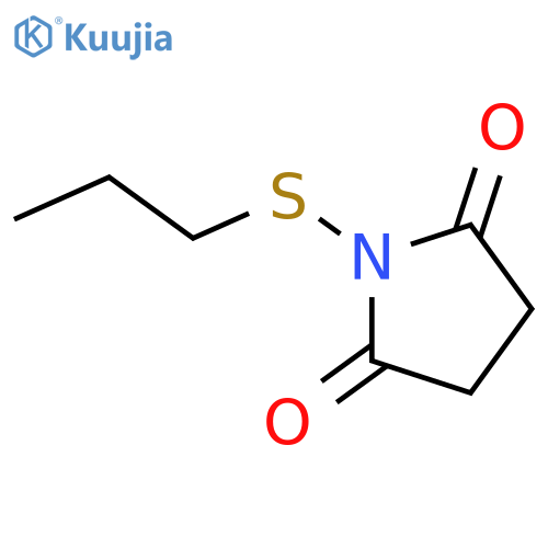 2,5-Pyrrolidinedione, 1-(propylthio)- structure