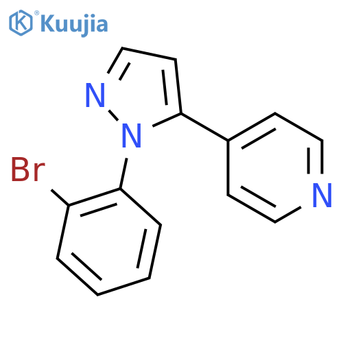 4-(1-(2-Bromophenyl)-1H-pyrazol-5-yl)pyridine structure