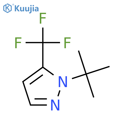 1-(tert-Butyl)-5-(trifluoromethyl)-1H-pyrazole structure