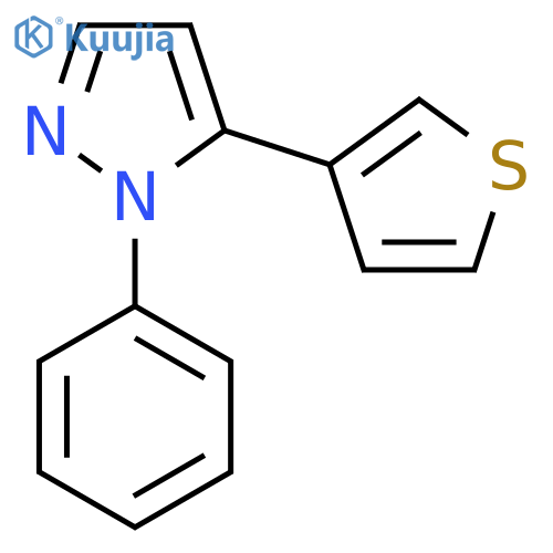 1-Phenyl-5-(thiophen-3-yl)-1H-pyrazole structure