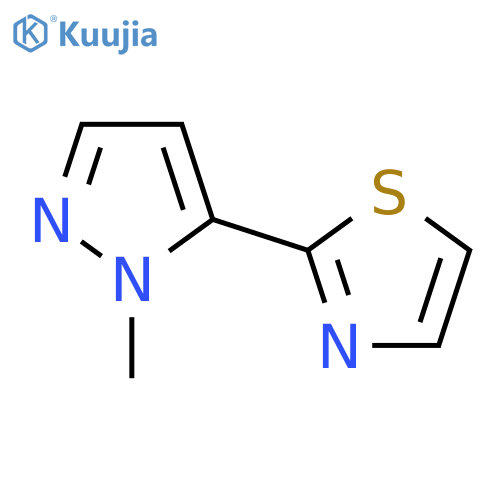 2-(1-Methyl-1H-pyrazol-5-yl)thiazole structure