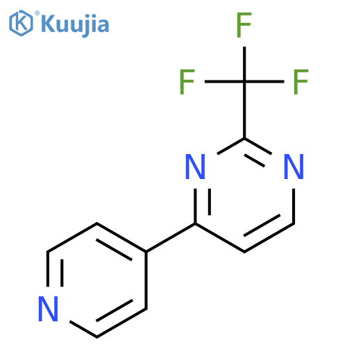 4-(Pyridin-4-yl)-2-(trifluoromethyl)pyrimidine structure