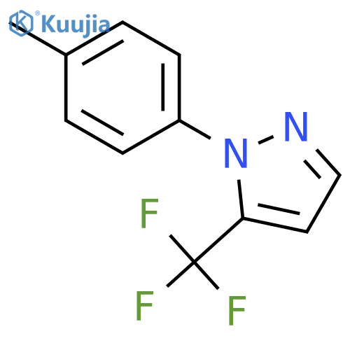 1-(p-Tolyl)-5-(trifluoromethyl)-1H-pyrazole structure