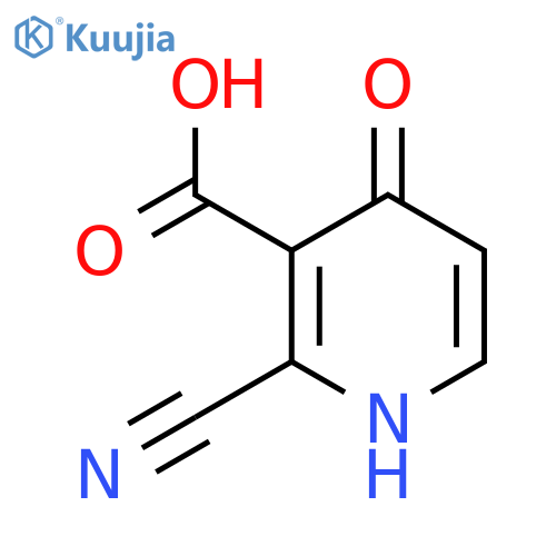2-Cyano-4-hydroxynicotinic acid structure