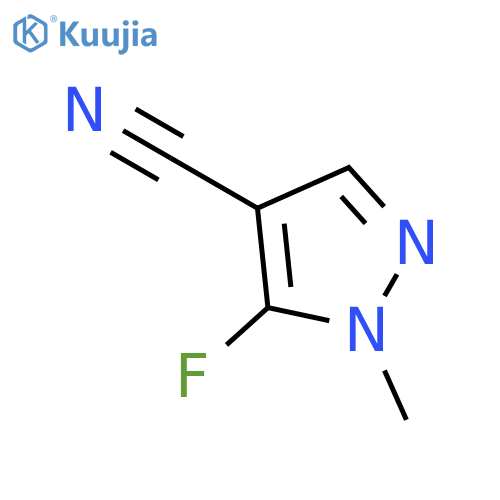 5-Fluoro-1-methyl-1H-pyrazole-4-carbonitrile structure