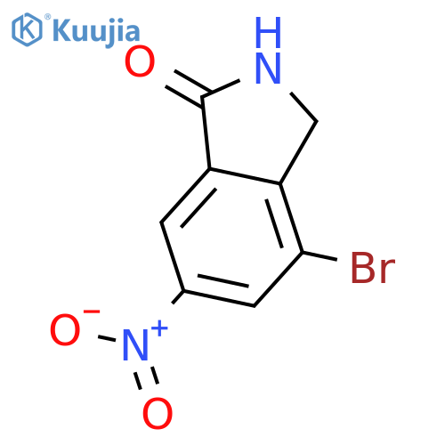 4-Bromo-6-nitroisoindolin-1-one structure