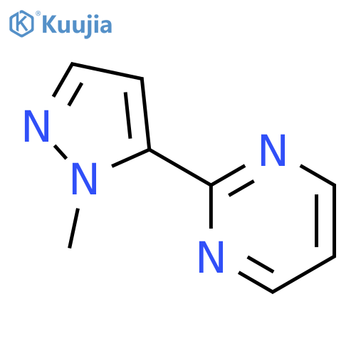 2-(1-Methyl-1H-pyrazol-5-yl)pyrimidine structure