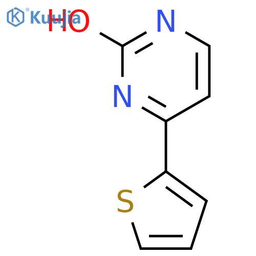 4-(Thiophen-2-yl)pyrimidin-2-ol structure