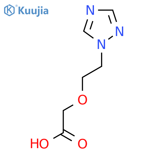 2-2-(1H-1,2,4-triazol-1-yl)ethoxyacetic acid structure