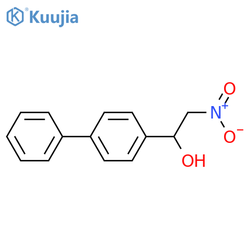 [1,1'-Biphenyl]-4-methanol, α-(nitromethyl)- structure