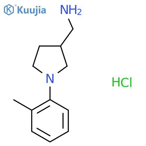 {1-(2-Methylphenyl)-3-pyrrolidinylmethyl}amine Hydrochloride structure