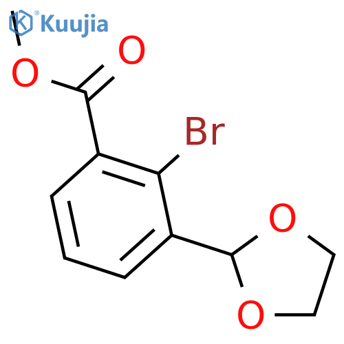 Methyl 2-bromo-3-(1,3-dioxolan-2-yl)benzoate structure
