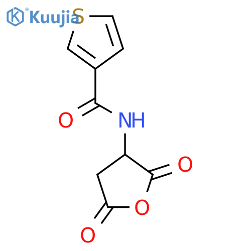 N-(2,5-Dioxotetrahydro-3-furanyl)-3-thiophenecarboxamide structure