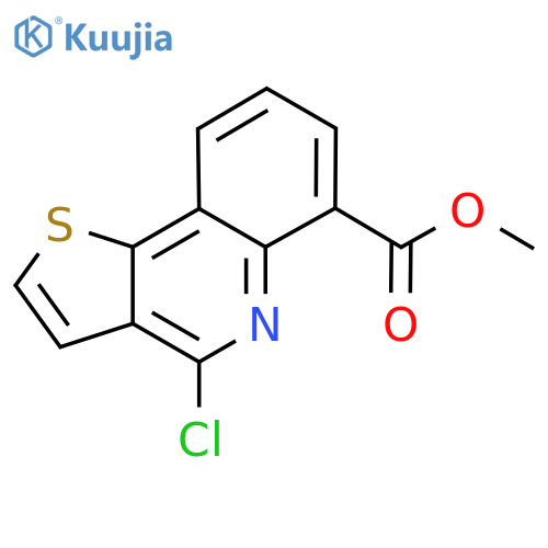 Methyl 4-chlorothieno[3,2-C]quinoline-6-carboxylate structure